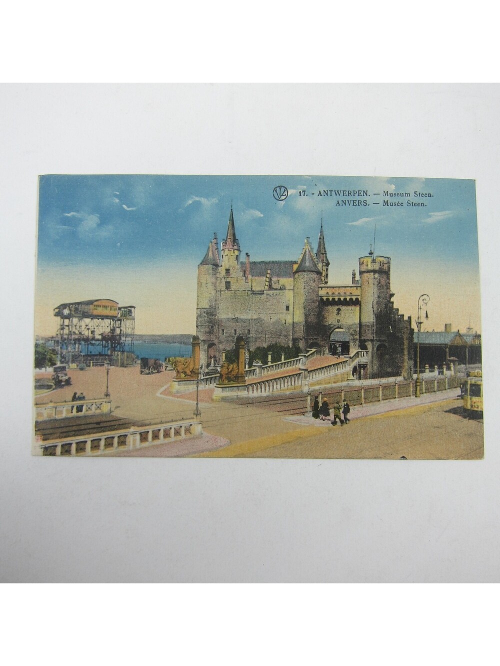 Postcard Belgium Antwerp Het Steen Fortress Museum Antique Unposted RARE